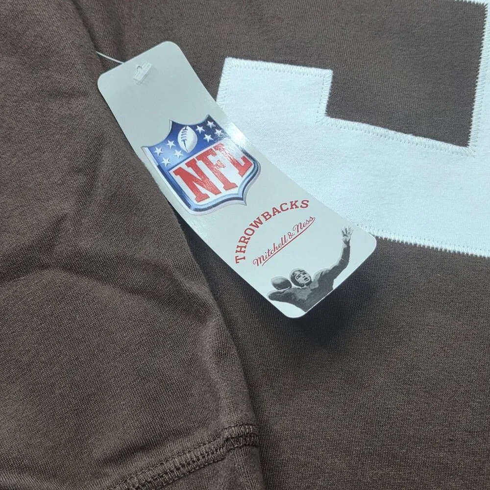 Jim BrownMitchell & Ness Cleveland Browns  #32  NWT Jersey Shirt Mens XL